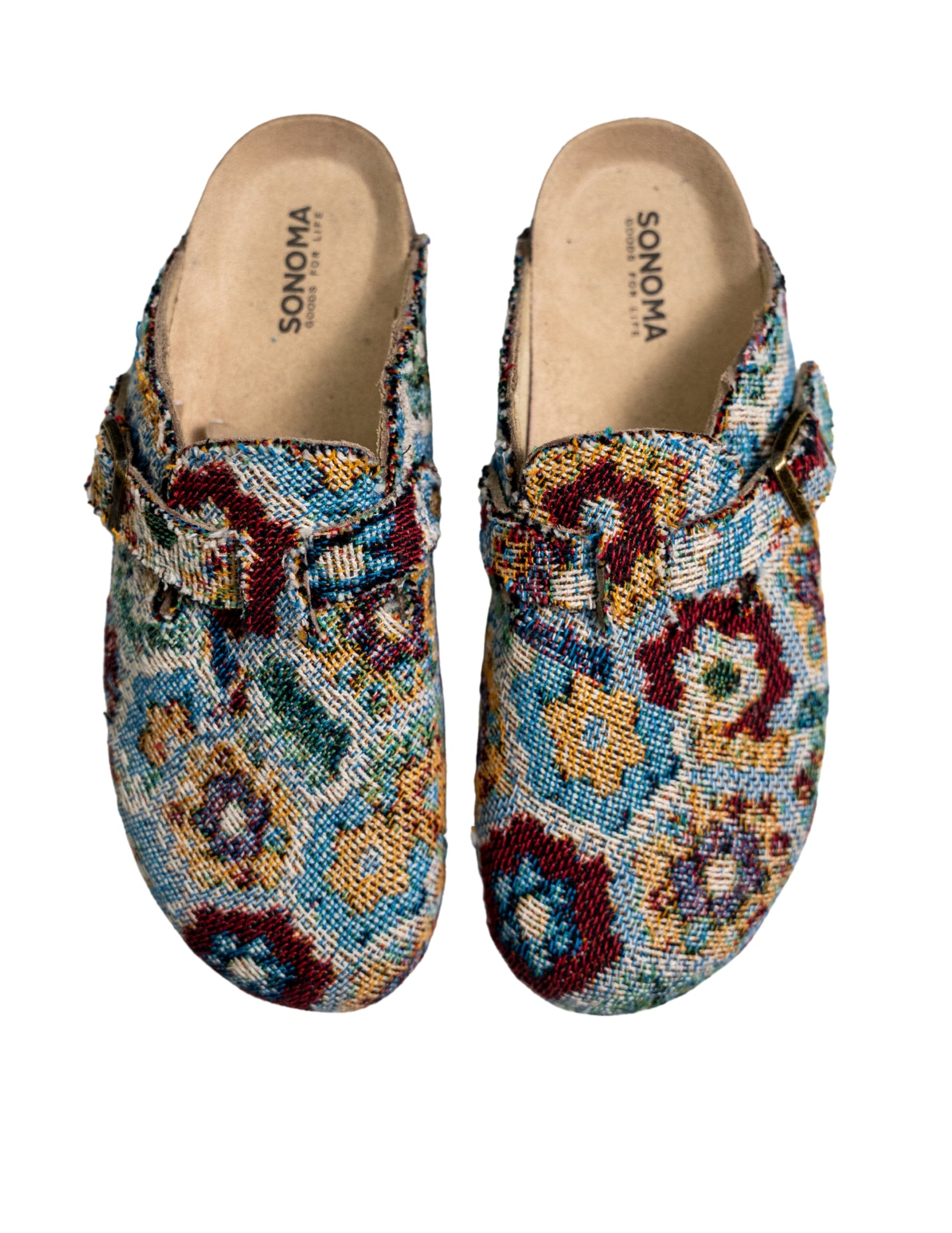Floral Tapestry Clogs