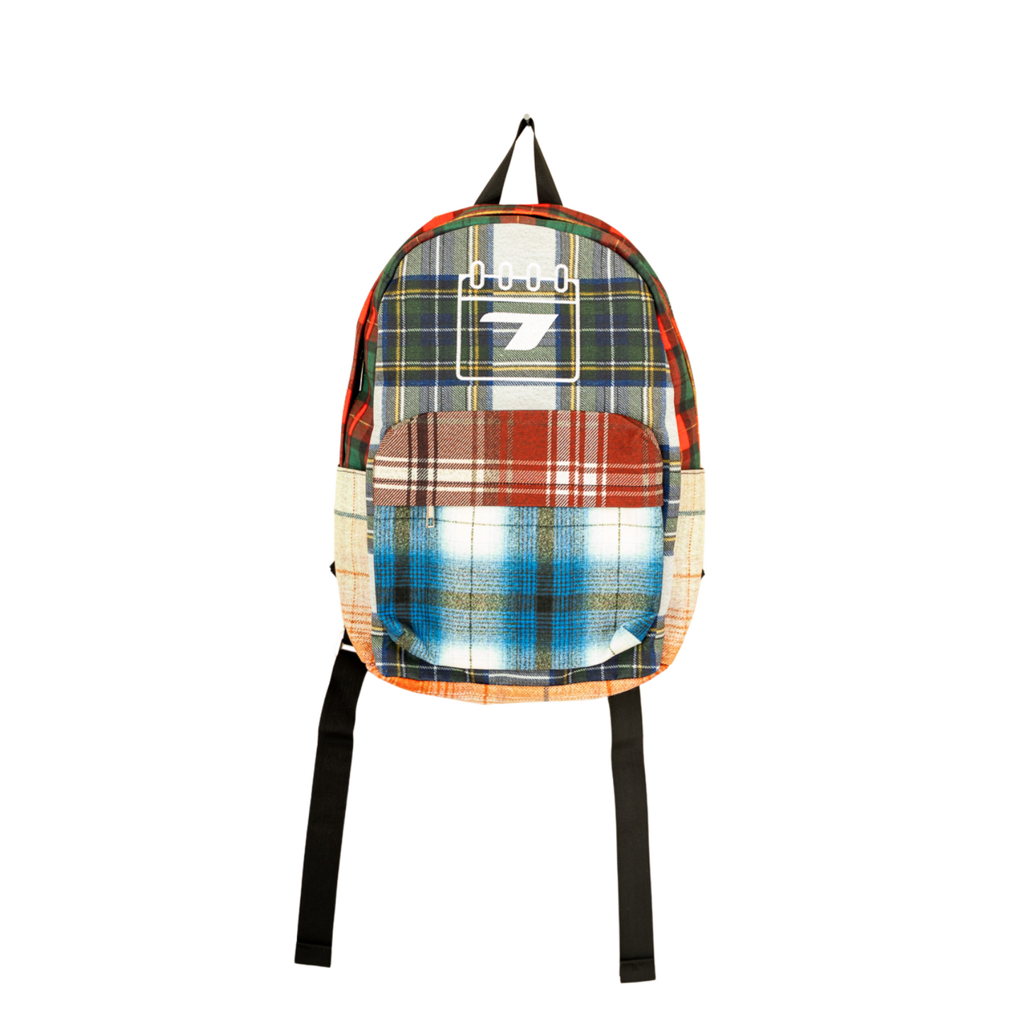 5 Flannel Panel Bookbag