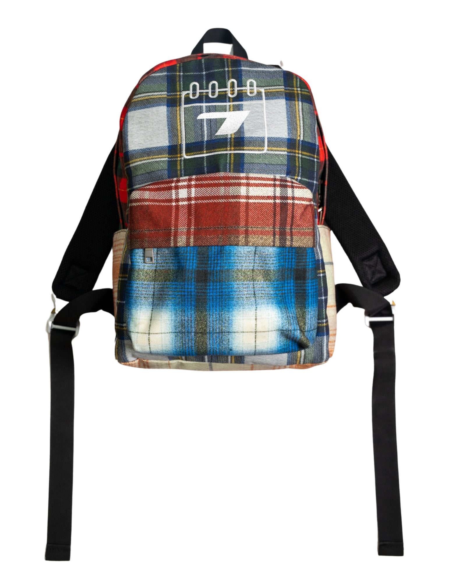 5 Flannel Panel Bookbag