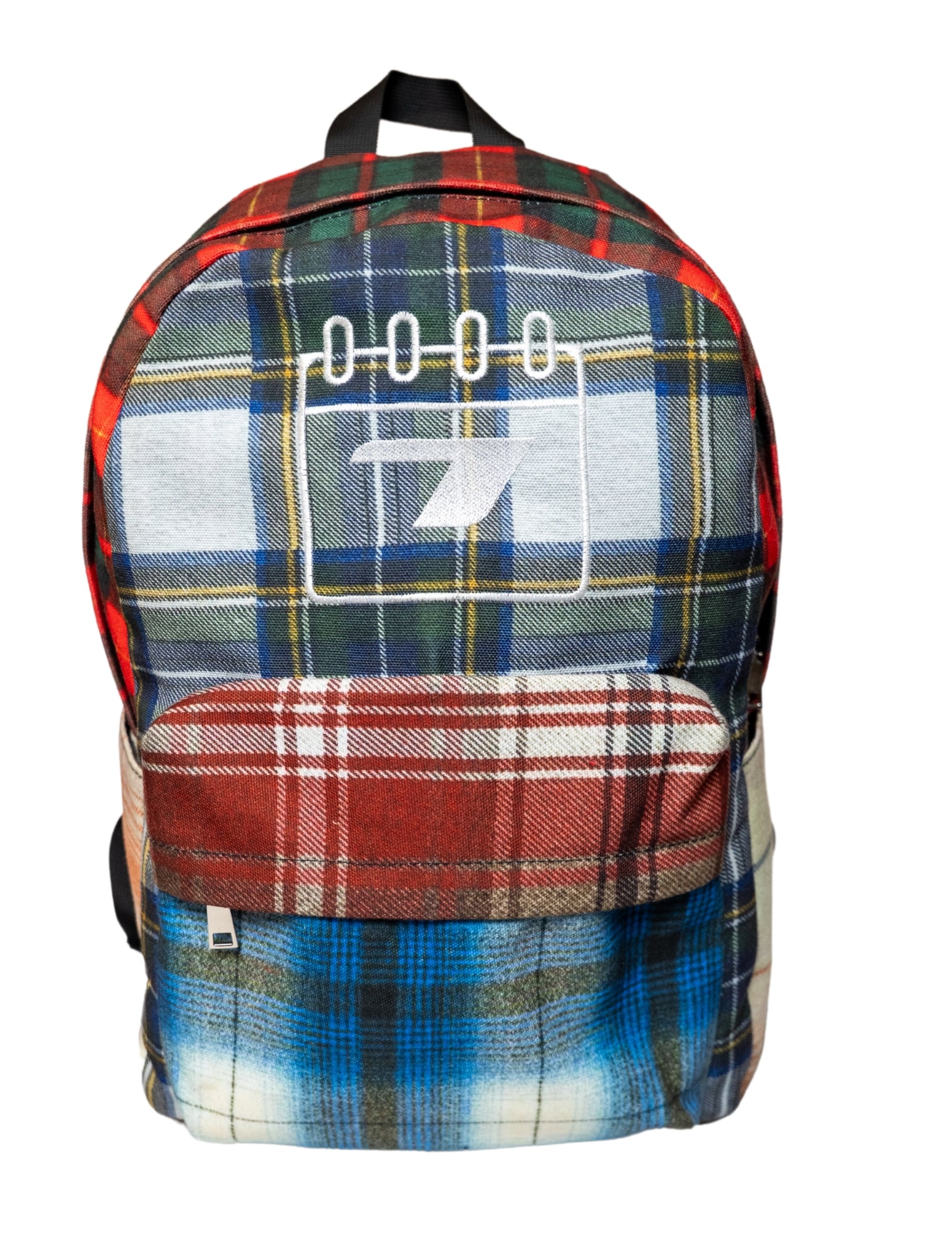 5 Flannel Panel Bookbag