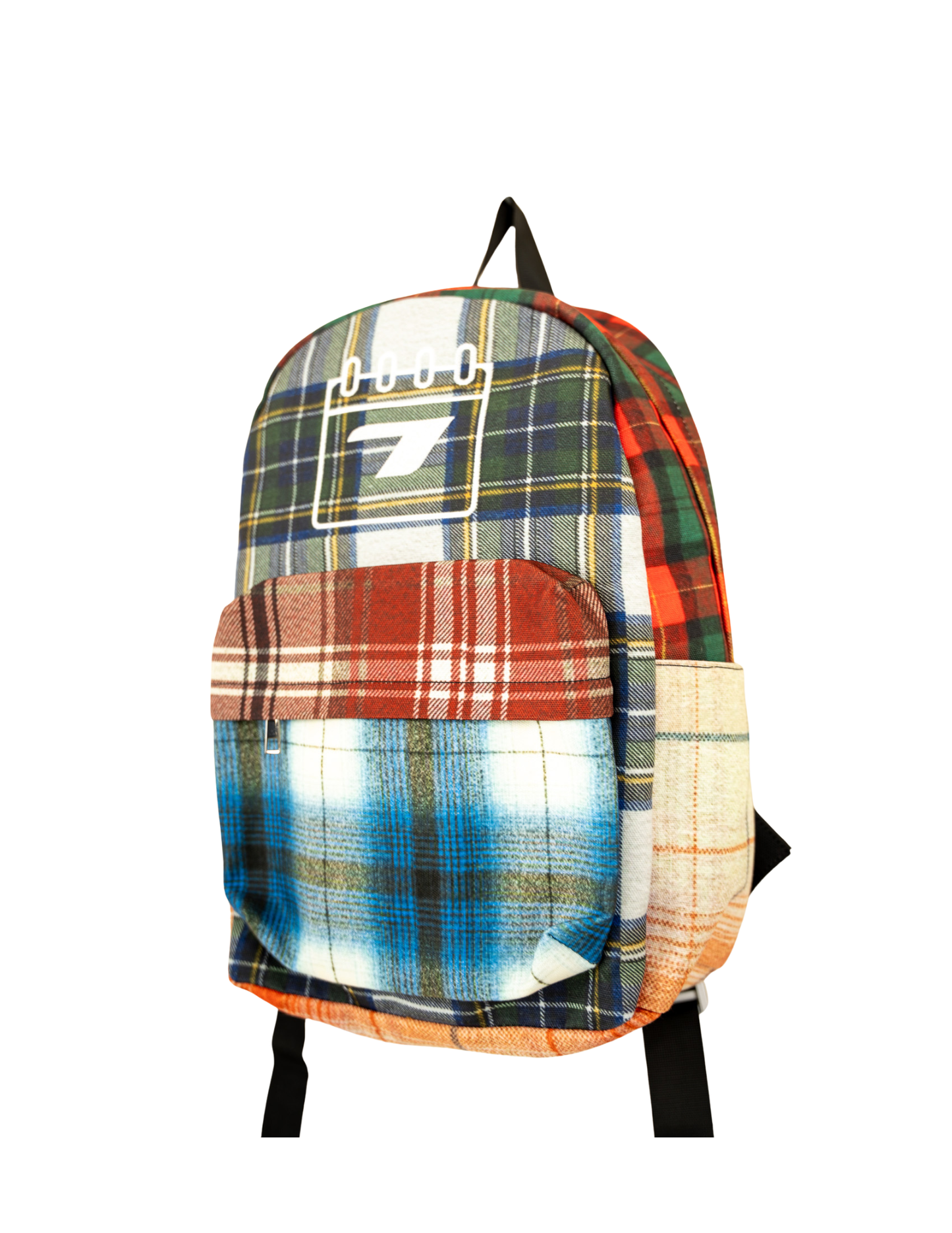 5 Flannel Panel Bookbag